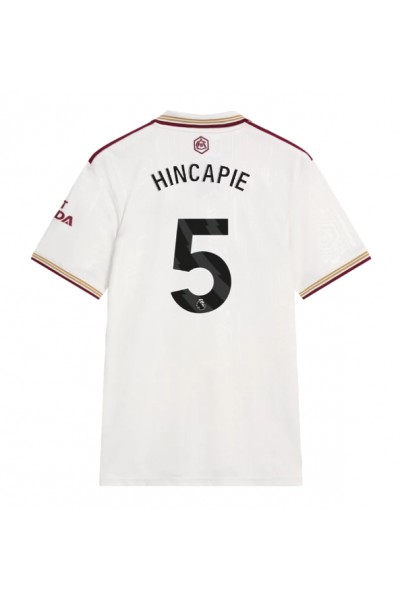 Arsenal Piero Hincapie #5 Jalkapallovaatteet Kolmaspaita 2025-26 Lyhythihainen Arsenal Piero Hincapie #5 Jalkapallovaatteet Kolmaspaita 2025-26 Lyhythihainen